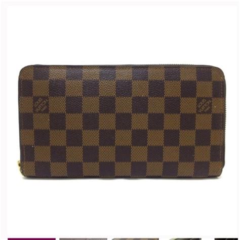 LOUIS VUITTON Long Wallet Damier Zippy Organizer N60003